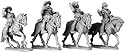 Xyston 15mm: Armoured Greek Cavalry with Petasos & Pilos (4)