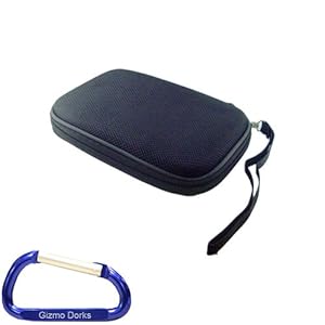 TomTom XL 340 Hard EVA Carrying Storage Case (Black) with Free Extra Carabiner Key Chain TomTom XL 340 Hard EVA Carrying Storage Case (Black) with Free Extra Carabiner Key Chain