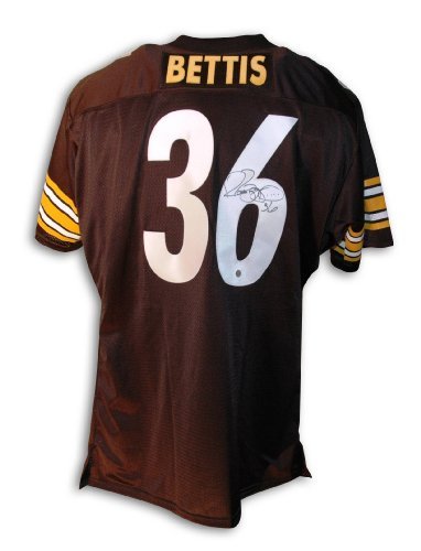 Autographed Jerome Bettis Pittsburgh Steelers Black Throwback Jersey
