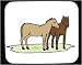Decorated Mouse Pad with animals, horses, equine