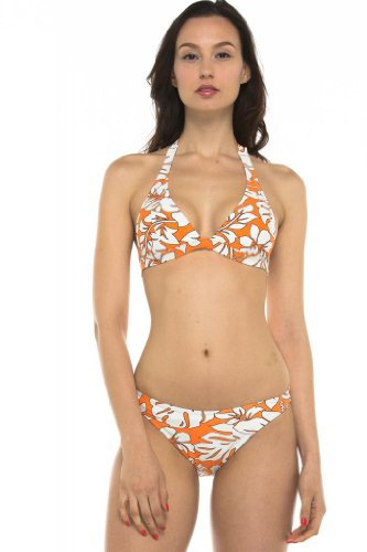 Private Island Hawaii UV Women Halter Tied Bikini Top
