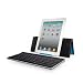 Logitech Tastatur inkl. Halterung schwarz (f�r iPad, iPad 2 und iPad 3. Generation sowie weitere Tablets, Deutsches-Tastatur-Layout)