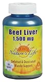 Nature's Life - Beef Liver, 1500 mg, 100 tablets