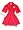 Dora The Explorer by Nick Jr. - Toddler Girls Long Sleeved Fleece Robe, Red (Size 2T)