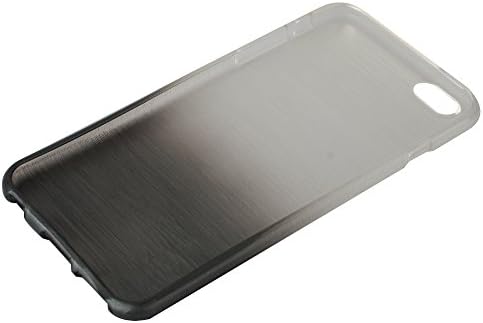 iPhone 6/6s Plus Case, [nStick] (5.5-inch) Slim Soft Brushed Pattern TPU Case, Fade in Black