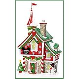Disney Light-Up ''Mickey's Christmas Castle'' Building by Dept. 56