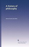 A history of philosophy