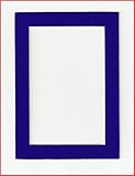 Navy Blue Acid Free Picture Frame Mat, 20x24