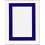 Navy Blue Acid Free Picture Frame Mat, 11x14
