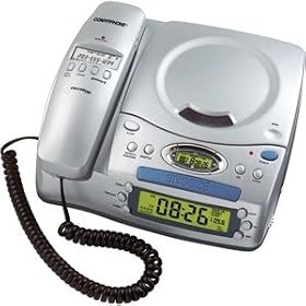 Conair CID502 Corded Telephone with CD Player and Clock Radio by Conair