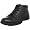 Black Tumbled Leather