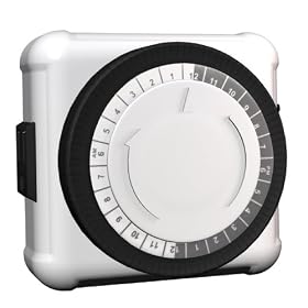 Stanley 31192 TimeIt Heavy Duty Indoor Grounded Timer, White by Stanley