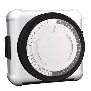 Stanley 31192 TimeIt Heavy Duty Indoor Grounded Timer, White by Stanley