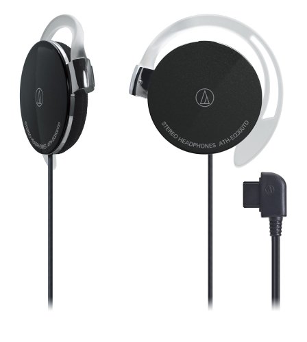 audio-technica 平型端子携帯電話専用イヤフィットヘッドホン ATH-EQ300TD BK