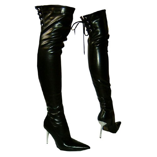 Nitelife - Kirsty - Black PU - Size 6