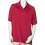 Greg Norman Men's Pima-Tech Solid Polo with Shark Logo