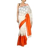 Singhania designer wear dual tone silk sari in geometric motifs design by Kimaya