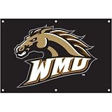 Western Michigan Broncos NCAA Applique & Embroidered Team Banner (36x24)