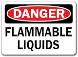 Danger Sign - Flammable Liquids - 10 x 14 OSHA Safety Sign