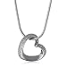 Esprit Damen-Halskette mit Anh�nger Herz Enamor Around 925 Sterlingsilber 42-45cm 4442920