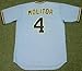 PAUL MOLITOR Milwaukee Brewers 1982 Majestic Cooperstown Throwback Away Jersey, LARGE