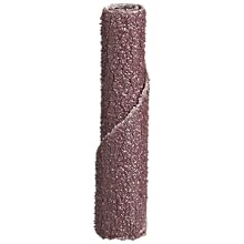 3M Cartridge Roll 341D, Straight, 1/4" Diameter x 1-1/2" Length, 80 Grit (Pack of 100)