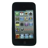 APPLE IPOD TOUCH 4TH GENERATION SOFT SILICONE SKIN CASE - BLACK