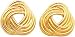 14K Yellow Gold Love Knot Earrings Ear Jewelry New |C