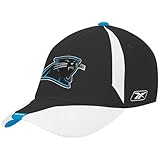 Reebok Carolina Panthers Youth White Player Sideline Flex Fit Hat
