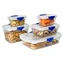 Snapware 60800BXS Snap N Serve Rectangles 10-Piece Food-Storage Container Set