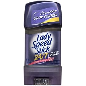 Lady Speed Stick 24/7 Anti-Perspirant Deodorant Gel, Fresh Fusion, 2.3 oz