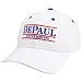 The Game Depaul Blue Demons White 3D Bar Adjustable Hat