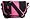 Black/Shocking Pink/Black