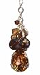 Browns Teardrop Cluster Necklace