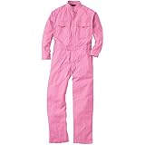 つなぎ　9000　オーバーオール　続き服　長袖　16カラー (L, ピンク)