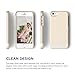 iPhone SE case, elago® [Glide-Limited][Champagne Gold/Coconut] - [Mix and Match][Premium Armor][True Fit] - for iPhone SE/5/5S