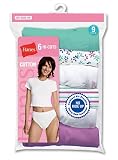 Hanes PP43WB Hanes Cotton Hi-Cut - Six Pack (3White/3Brights)