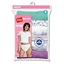 Hanes Cotton Hi-Cut - Six Pack (3White/3Brights) - PP43WB