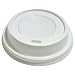 IFN Green 30-1108W PLA Hot Cup Lid, 8 oz Capacity, 3.3" Length x 3.3" Width x 0.80" Height, White (Case of 1000)