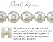 14K Gold 7-8mm Round Pink Freshwater Cultured Pearl Bracelet - AAAA Quality