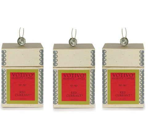 Votivo Red Currant Aromatic Candle - 3 Pack