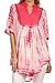Sakkas Martina Delicate Embroidered Tie Dye Poncho Top/Cover Up