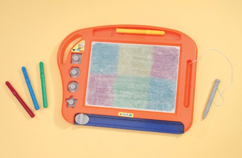 Imagen 4 de Simba - 106335188 - 2 en una pizarra mágica con accesorios - 40x30 cm (de importación de Alemania)