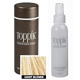 Toppik All Natural Organic Keratin Protein Fibers Hair Thickening System Instantly Conceals Thinning Hair & Baldness! Economy .87 Oz Container In 
