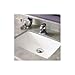 Decolav 1402-CWH Rectangular Vitreous China Undermount Lavatory with Overflow, White Decolav 1402-CWH Rectangular Vitreous China Undermount Lavatory with Overflow, White