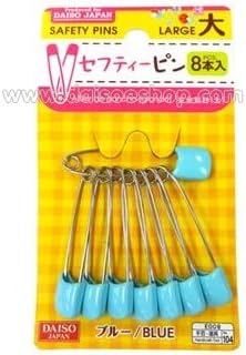 Large blue brooch 5 cm. 8 pcs. (D)