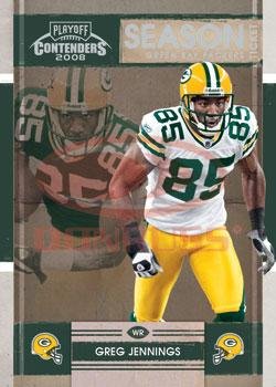 2008 Playoff Contenders #39 Greg Jennings - Green Bay Packers (Football Cards)