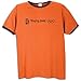 Beijing 2008 XP Men's Beijing Garment Dyed Ringer Tee ( sz. L, Orange/Denim : Beijing 2008 )