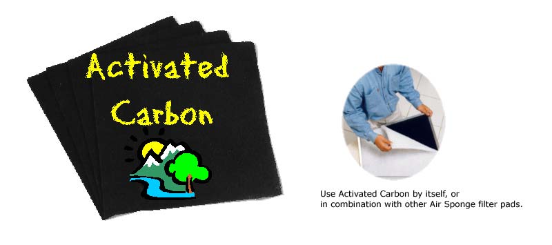 Activated carbon removes odors and VOC's