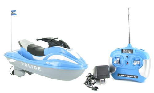 41oCqatINQL Sea Patrol Motor Jet Blaster Electric RTR Remote Control RC Boat (Color May Vary)